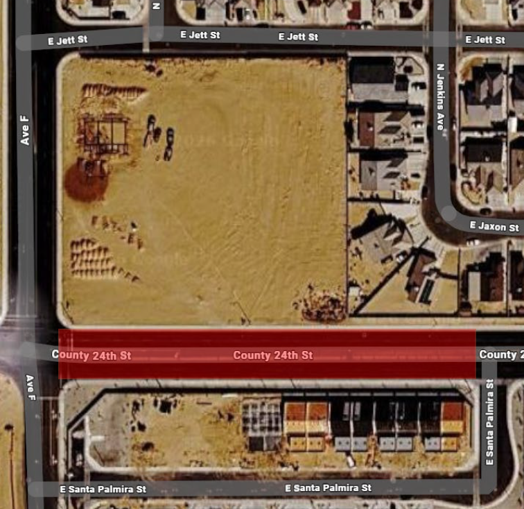 Map- Co. 24th St bwtween Ave F and Santa Palmira